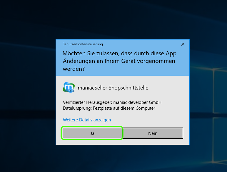 Meldung Des Windows-Defenders Bei Der Installaiton - Sage 100 Shopware ...